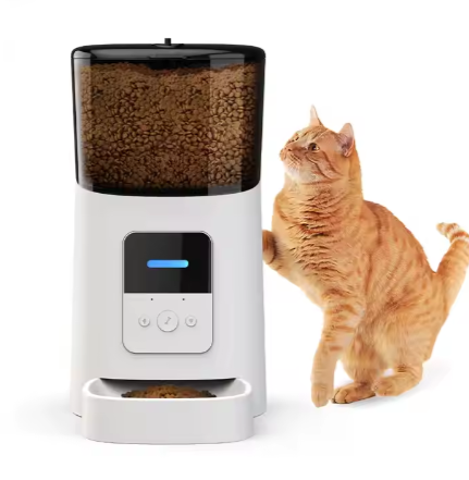 Newest Automatic Smart Video Pet Feeder For Dog Cat Rounded Bowls With Camera