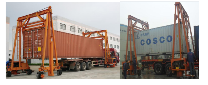 Standard Container Crane with : Chinese Xinchang 490BPG engine - Model: BSJD300