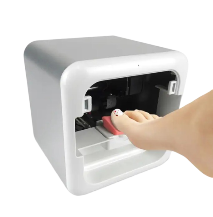 Smart Nail Equipments Finger And Toes Nail Printing Intelligent 2 In 1 Nail Printer