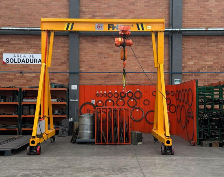 2ton Electric Mobile Gantry Crane with Electric Chain Hoist (3X3M)