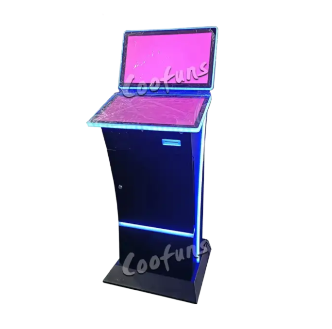 Smart Payment Terminal Self Check Out Cash Accept and Ticket Dispenser LCD Touch Screen Payment Kiosk