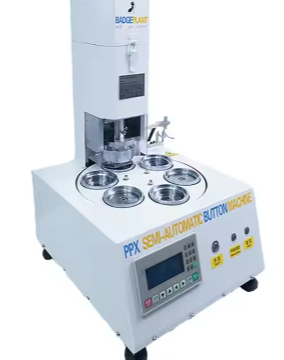 PPX Electric Button Making Machine High Speed High Volume Production In 30 Different Sizes