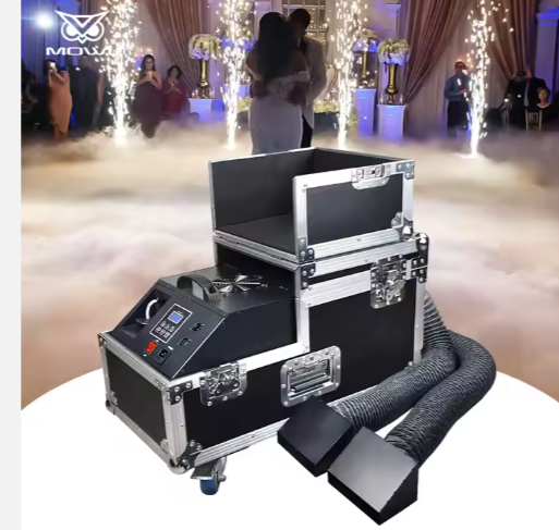 MOWL 3000W Low Lying Fog Machine Water Base DMX Smoke Machine For Stage DJ Wedding Disco Party