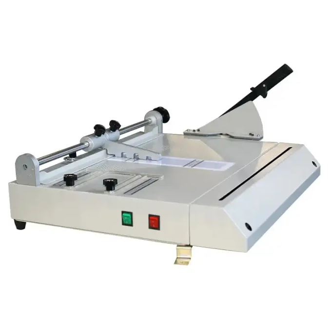 A4-100H Hardcover Case Maker Machine with Corner Cutter and Edge Folding in Post-Press Equipment