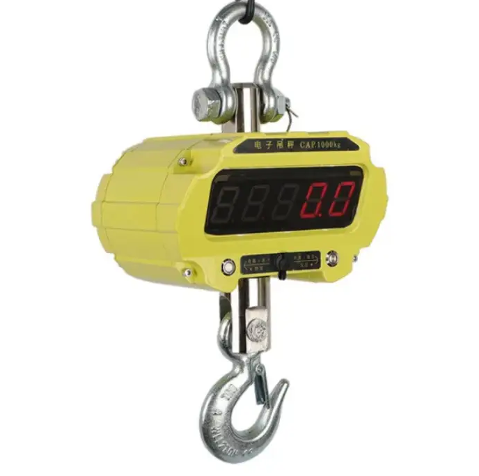 Electronic Digital 1 2 5t Wireless Bluetooth Heavy Duty Weighing Machine Heat Proof LED Display Crane Scale