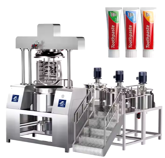 Vacuum Emulsifying Machine for Cosmetic Cream and Paste Production