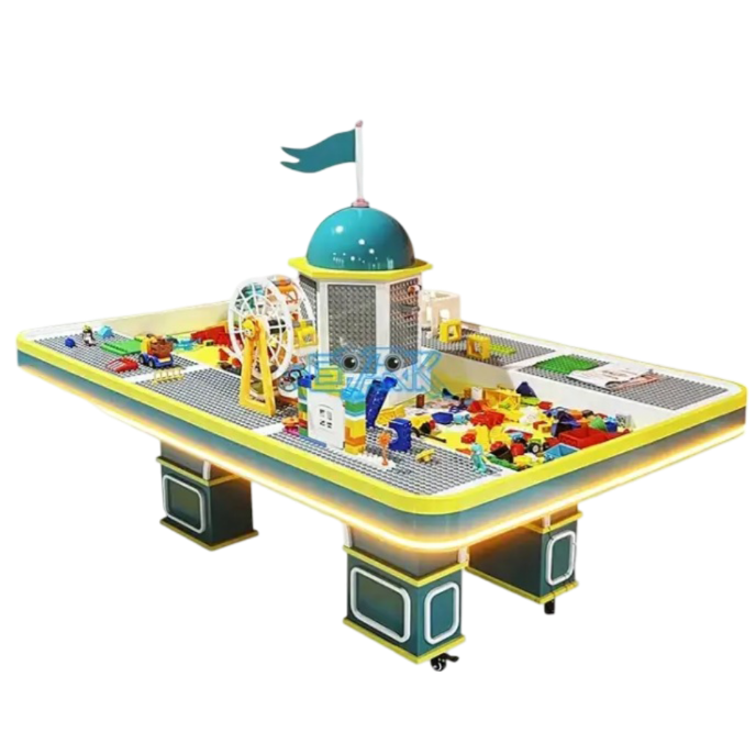 Multi Functional Educational Toys Building Blocks Kids Study Table Baby Multi-functional Toy Table