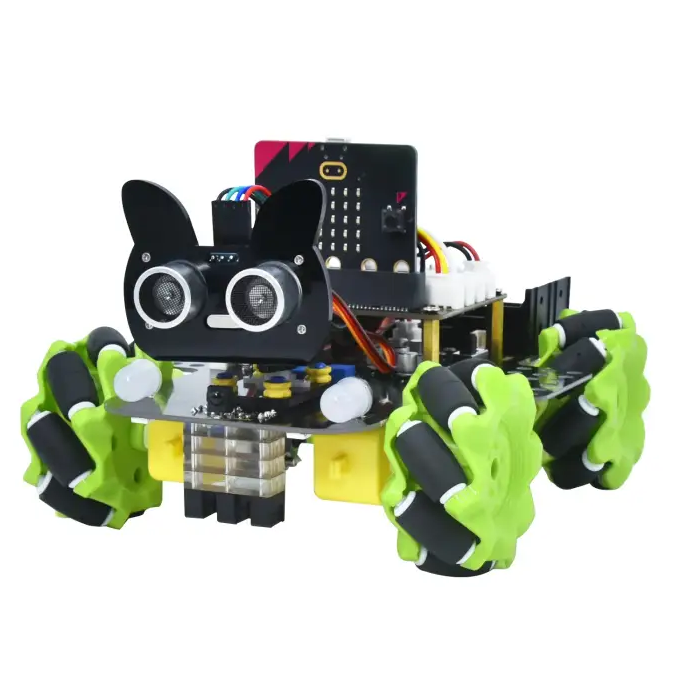 Programmable Robotics Training Kit Mini DIY Smart Education Toys Robot Car 4WD