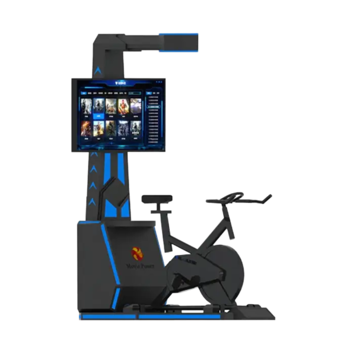 Funspace Coin Operated Indoor Sports Entertainment Virtual Reality Motion Fitness Game Machine Vr Exercise Bike Simulator