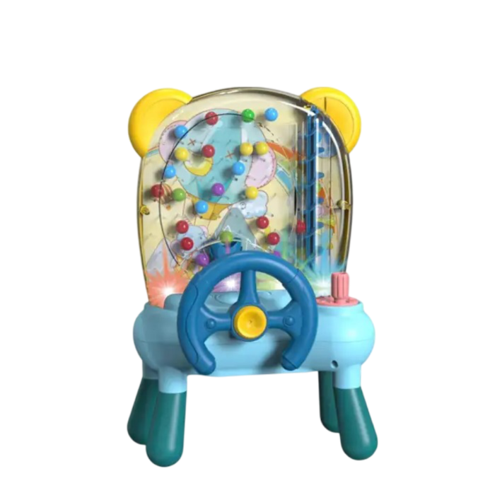 Sensory Small Educational Toy  Plastic Pinball Rolling Catch Ball Machine Game Toy