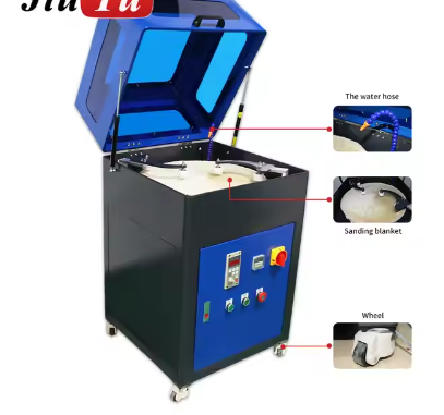 Front/Back Glass Scratches Removal iPhone Screen Polishing Machine For Mobile Phone iWatch Grinding