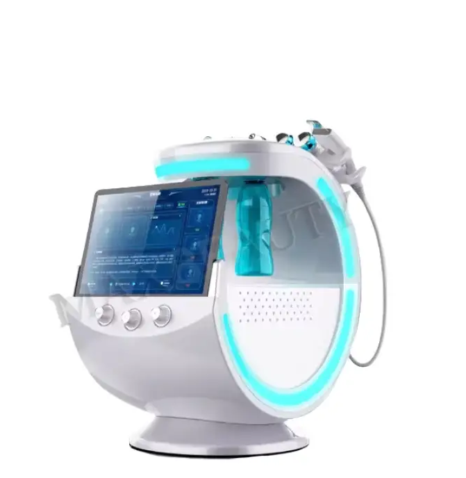 Hydro Facial Machine 2024 Jet Peel Facial H2O2 Smart Ice Blue Machine