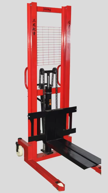 2 Ton Manual hand stacker with 1.6M Lifting Height