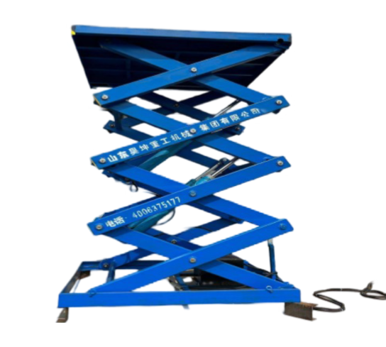 1000kg Stationary Lift Platform, Table Size 1600(W) * 1800(L) mm, and Lift Height 4200mm - Model: SJG1-4.2