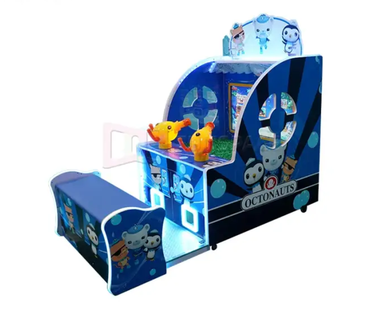 Coin Pusher 2 Players Water Shooting Arcade Game Machine For Mall