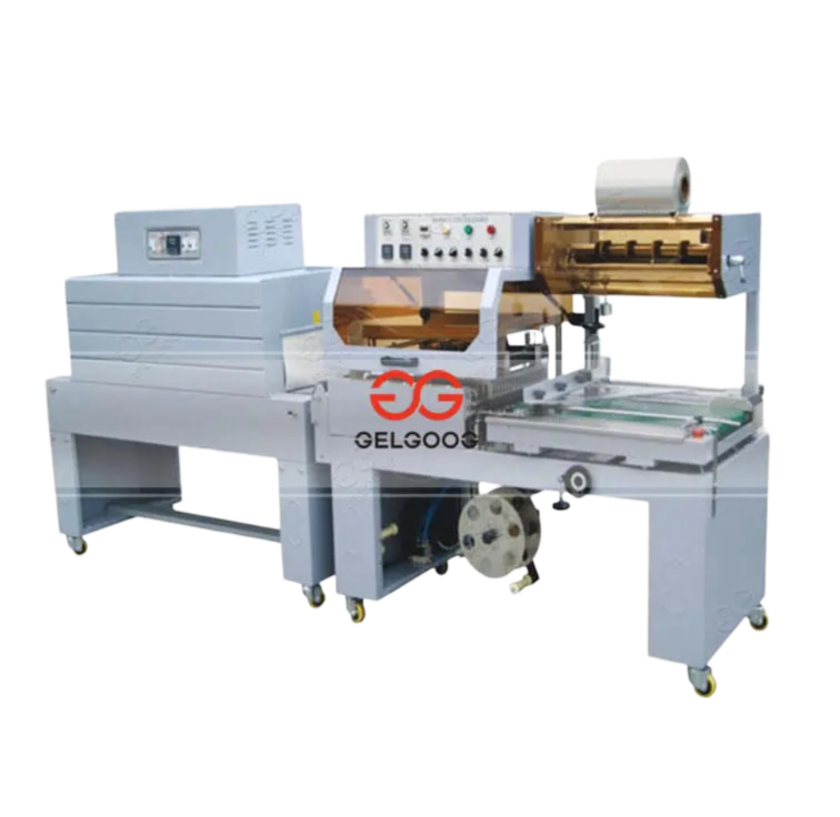 Semi Automatic Film Thermal Shrink Sleeve Cutting Mobile Phone Carton Box Wrap Sealer Pet Bottle Shrink Wrapping Machine