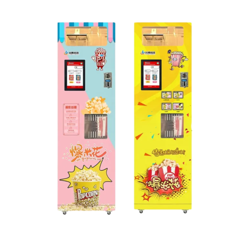 Automatic Making Popcorn Smart Maker  Outlet  Popcorn Vending Machine