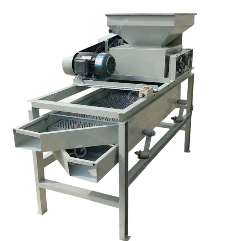 Single Grade Small Almond Shell Breaking Machine Hazelnut Hulling Machines Shellers