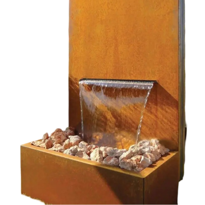 Home Decor Garden Waterfall - Outdoor Corten Steel Water Fountain