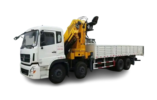 30 ton truck mounted crane with rear support legs & remote control