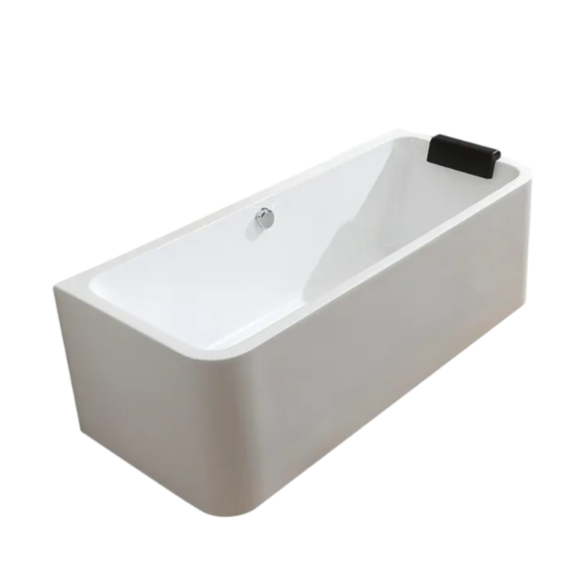 Acrylic Indoor Luxury Jacuzzier Whirlpool Freestanding Surfing Massage Spa Bathtub With Led Color Light