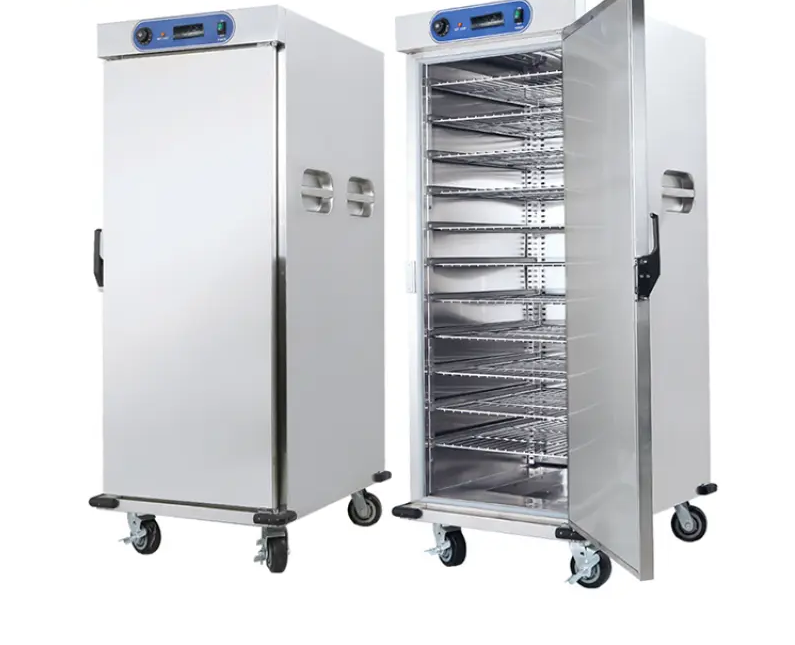 Restaurant Food Warmer Cabinet Banquet Trolley Food Cart with Food Warmer