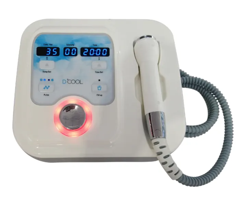 Portable Dcryo Facial Cooling And Heating Massager Dcool Electroporation Machine For Skin Rejuvenation