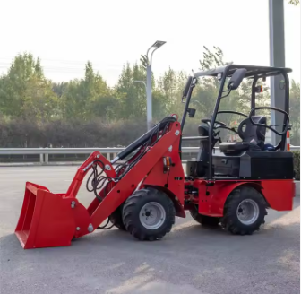 Front End Electric Wheel Loaders With Cabin Earth-moving Machinery