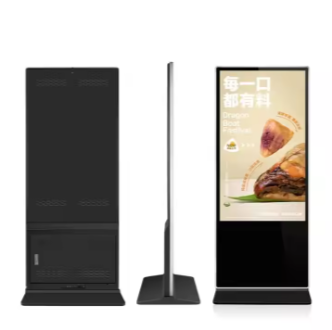 55 Inch LCD Digital Signage Media Player Indoor Floor Standing Display