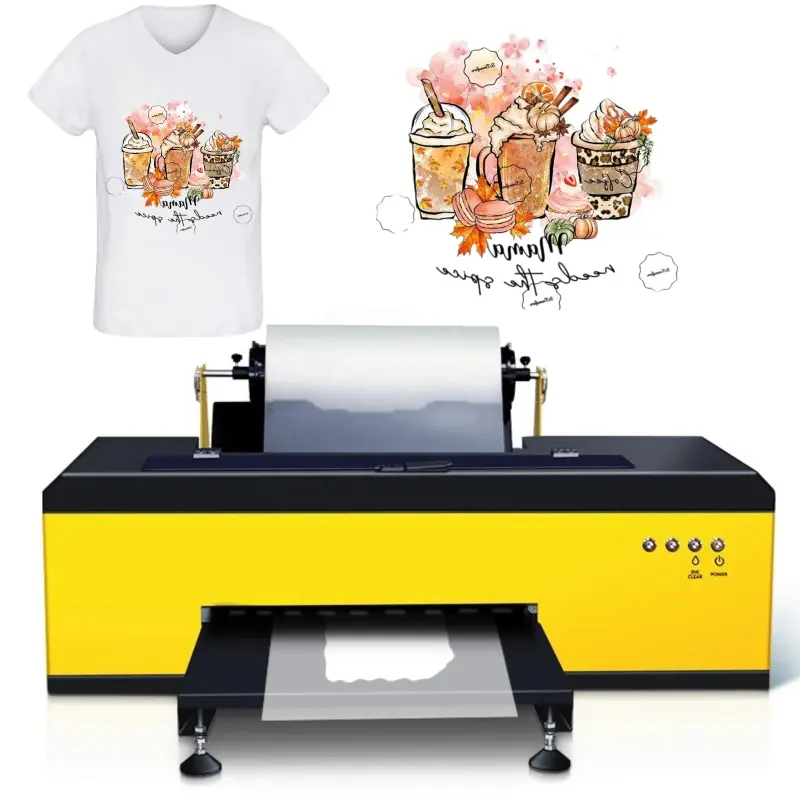 A3 DTF printer L1390 Epson Printhead CMYK+W DTF INK