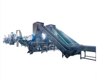 1000kg per hour PET plastic bottle recycling machine Waste PET bottle washing line