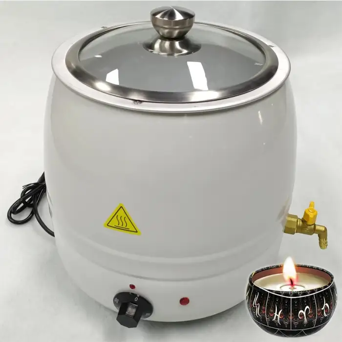 Dontalen Stainless Steel Wax Melter Kit - Electric Candle Melting Pot for Candle Making