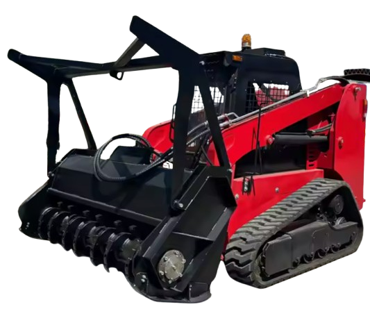 skid steer forest drum mulcher disc mulcher