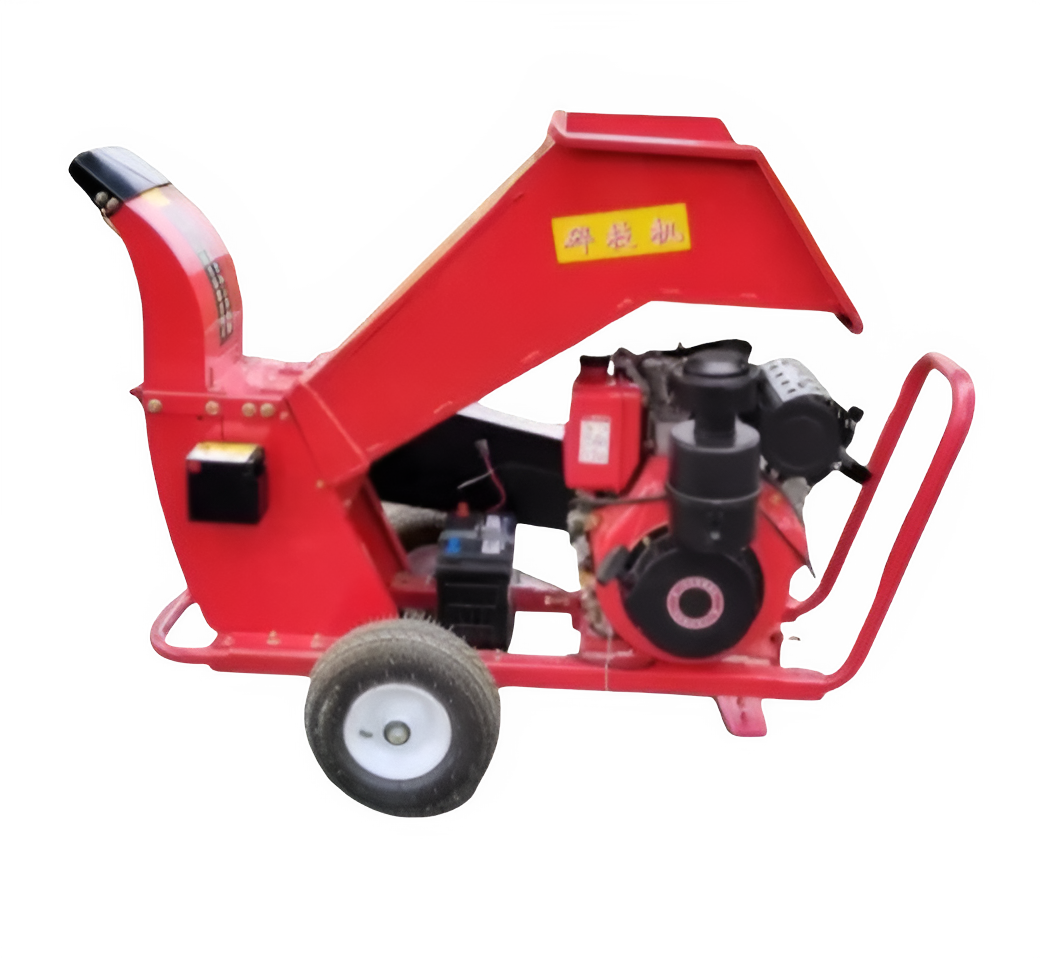 Wood gasoline electric wood chipper with diesel engine