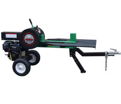 7hp Petrol powered domestic energy saving wood log cutter and splitter