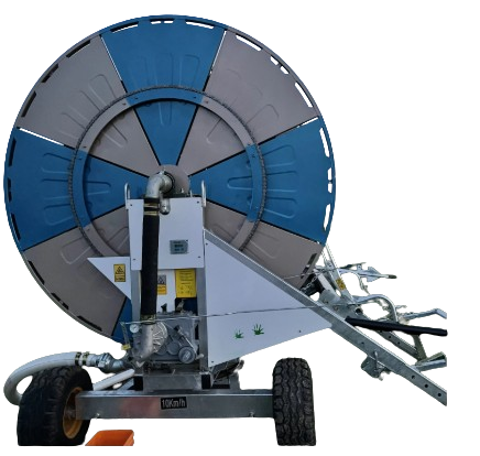 rain sprinkler hose reel movable wheel farmland irrigation system