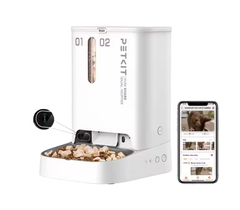 Authorized Genuine Solo with Camera Pet Smart Feeder WIFI APP Control Automatic Pet Feeder