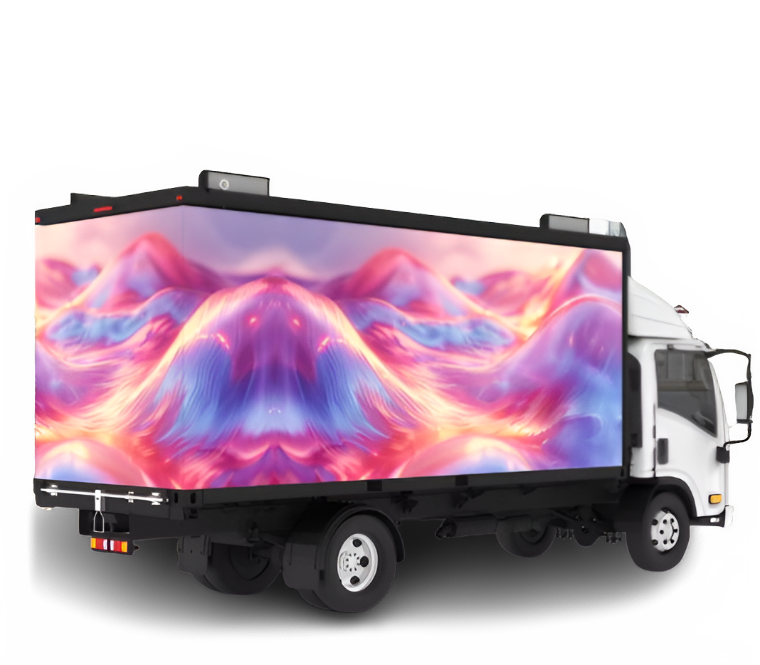 P4 4Mm Outdoor Waterproof Full Color Truck Mobile Advertising Led Screen Mounted Led Billboard Truck Advertising Display