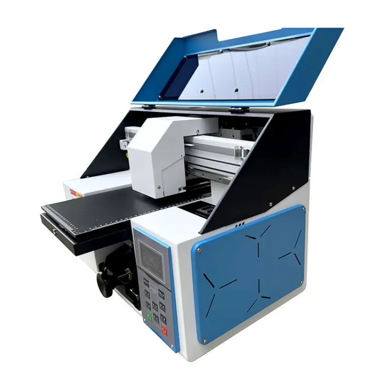 Proprinter Small Business Uv Printer A4 Uv Flat Bed LED Printing Machine For Plastic Lipgloss Tubes Business Card Cans