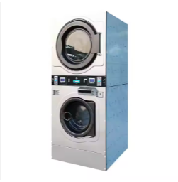 Laundromat Machine Coin Operated Washing Machine Stack Washer Dryer For Laundromat