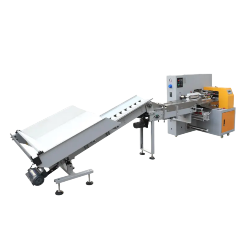 Fully Automatic Lemon Passion Fruit Walter Mandarin Mangosteen Flow Packing Machine With Plastic Bag