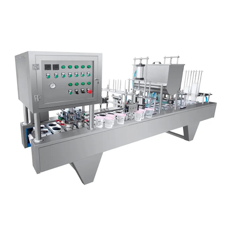 J&amp;Ben automatic 2 line communion cup and ice cream filling and sealing machine