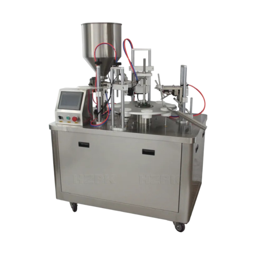 HZNF-30C Semi-Automatic Tube Filling and Sealing Machine