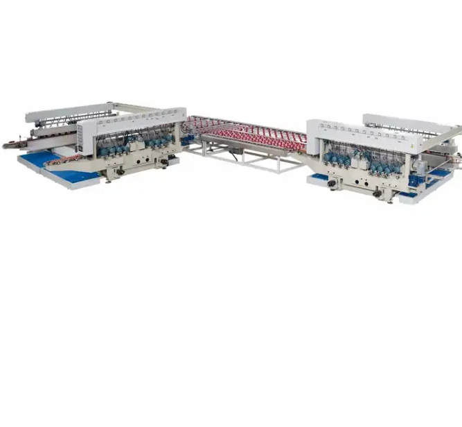 Glass Straight Line Double Edging Machine by GLOBAL JINFENG