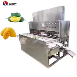 Green Mango Peeling Machine Mango Peeling Pitting Machine Automatic Mango Peeler