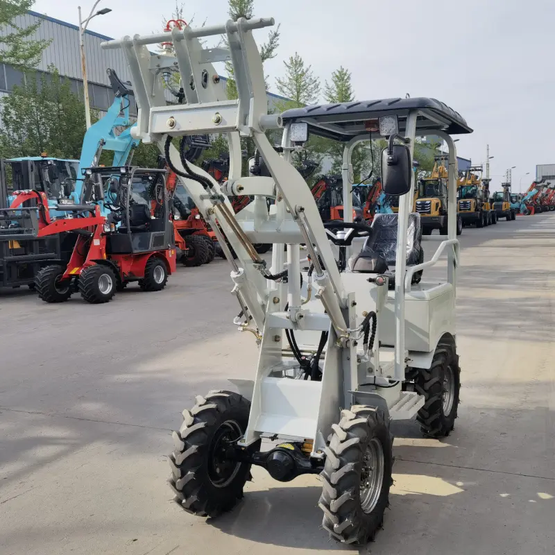 400kg-600kg Mini wheel loaders  mini front end loader small diesel, electric loader