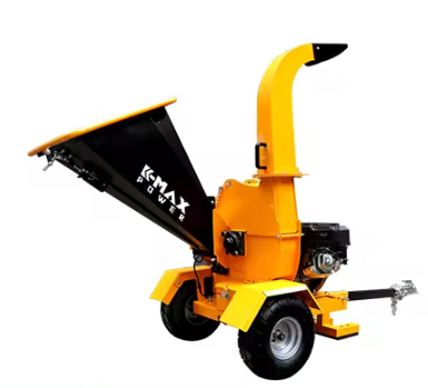 Gasoline-Powered Wood Chipper For Efficient Branch Chipping