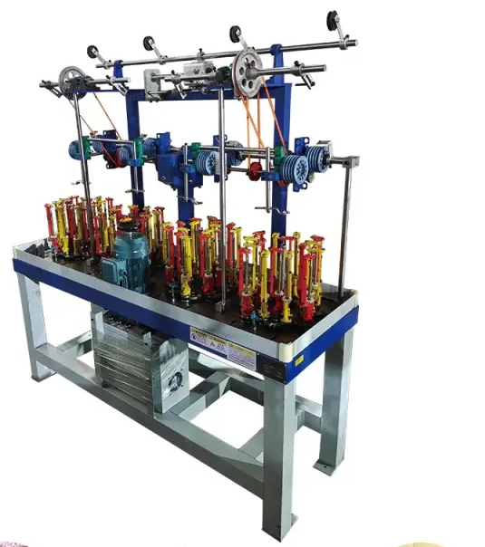 16 Spindle Apparel Textile Machinery With High Speed Braiding Machine For Decoration Rope