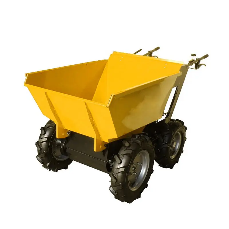 300kg With 100L Gasoline Wheel Barrow Cement Heavy Duty Wheelbarrow For Construction