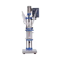 Biobase Jacketed Glass Reactor with LCD display Crystallization mixer ultrasonic Jacketed Glass Reactor JGR-5L For Lab